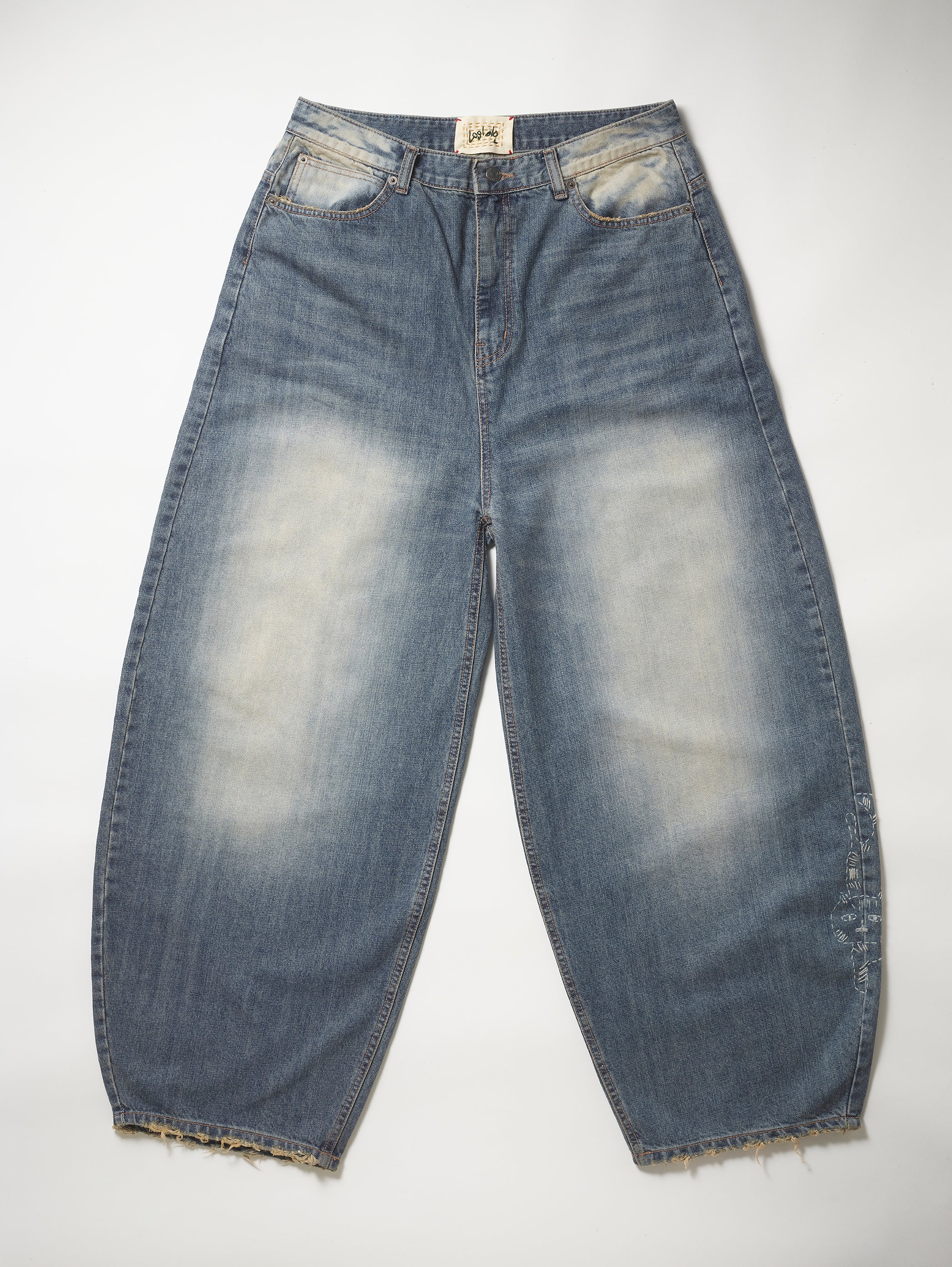 Blue Denim Stitch Pant
