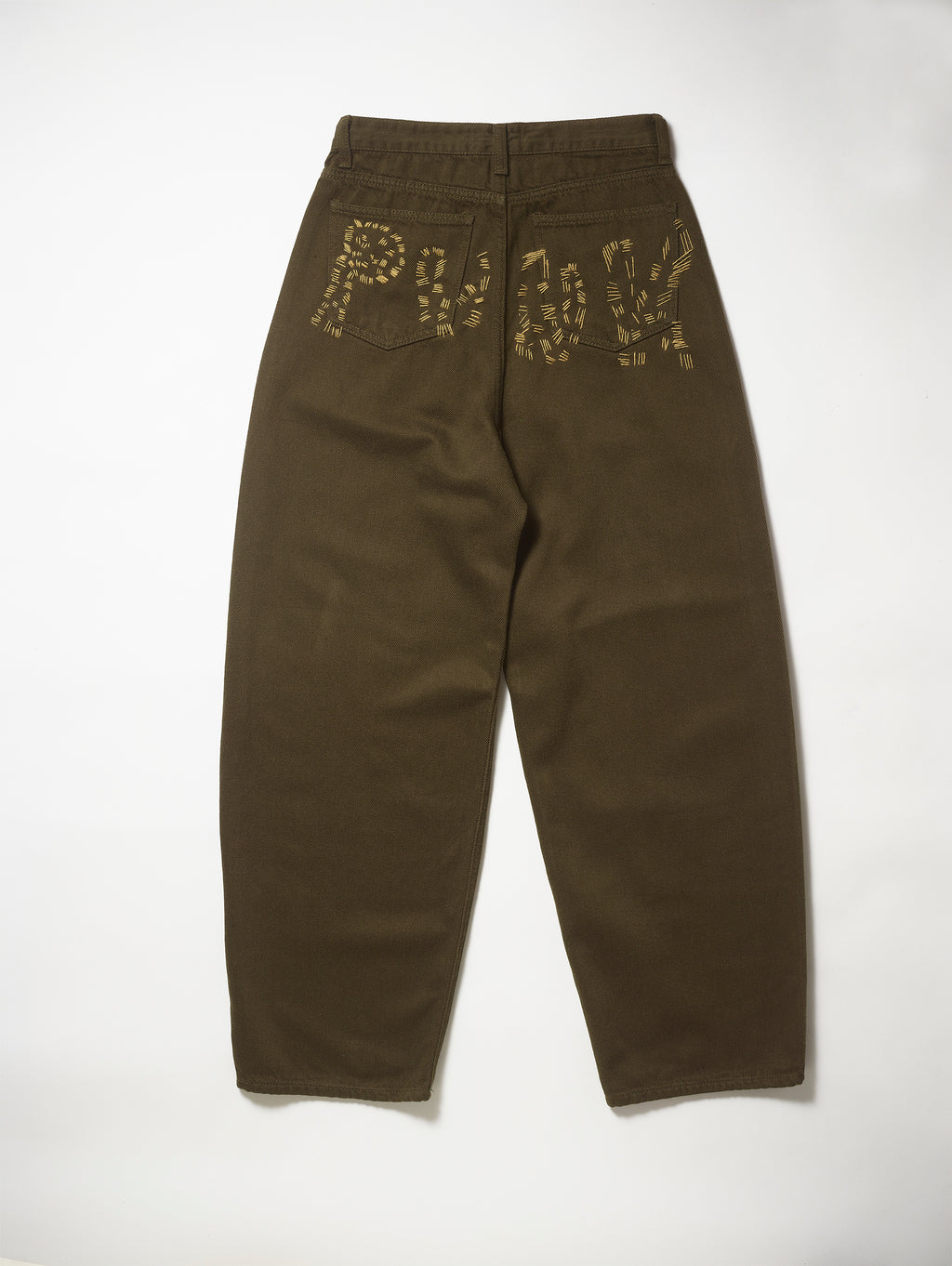 Khaki Punk Stitch Pant