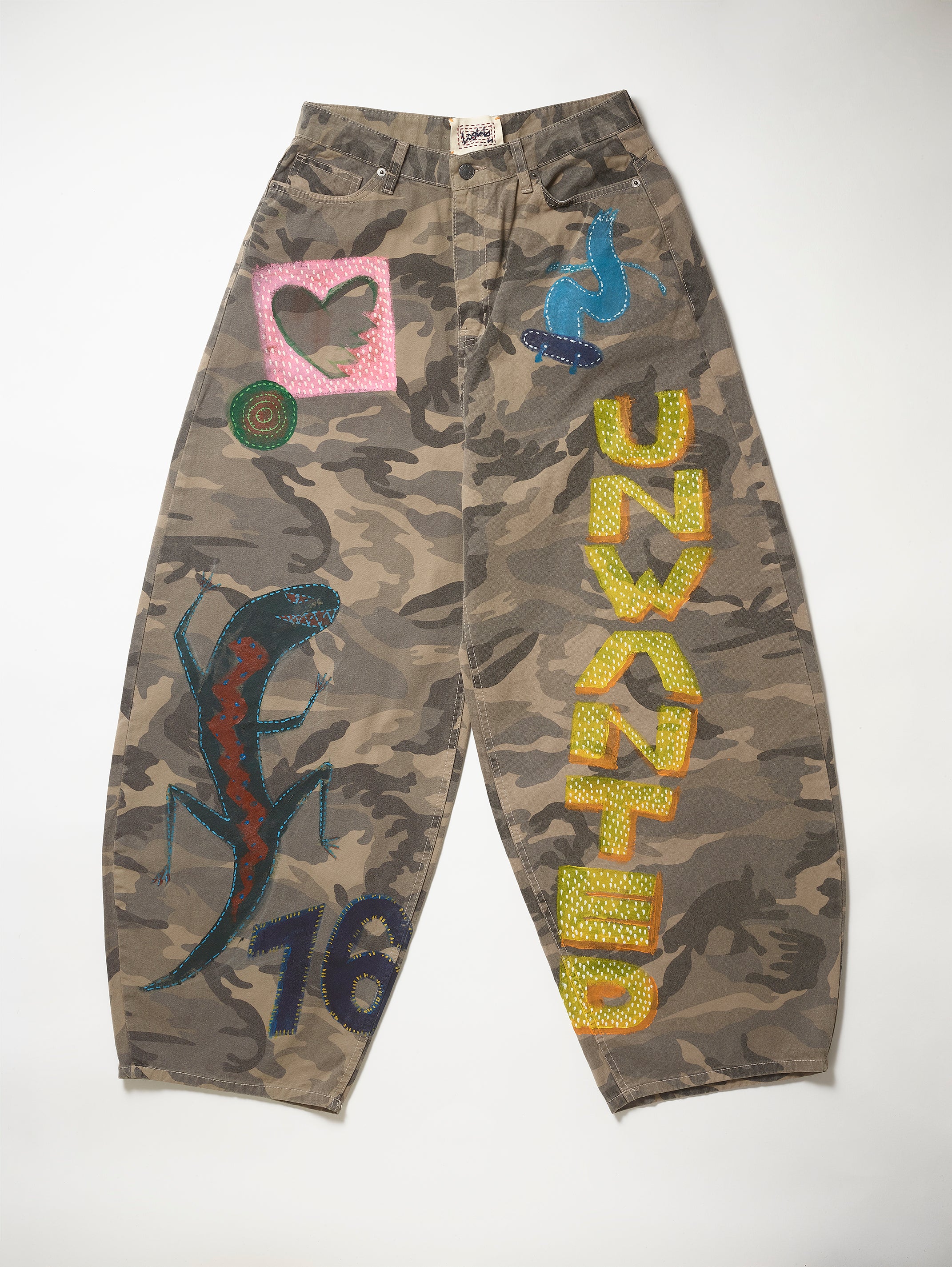 Camo Hand Painted Pant