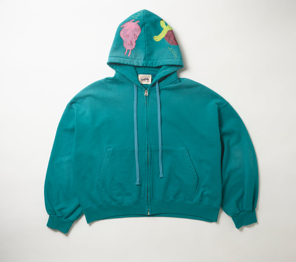 Blue Washed Hoodie