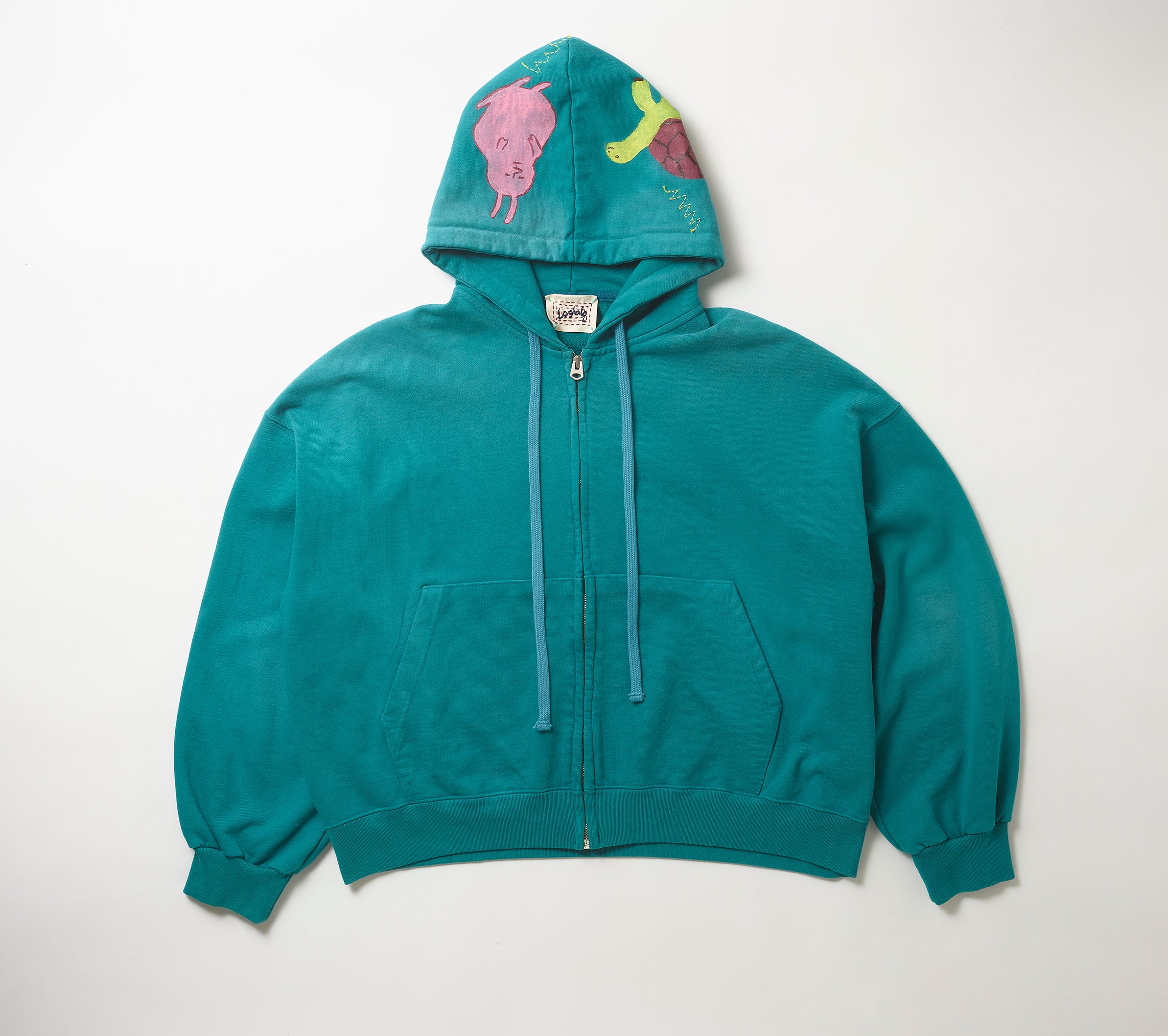 Blue Washed Hoodie