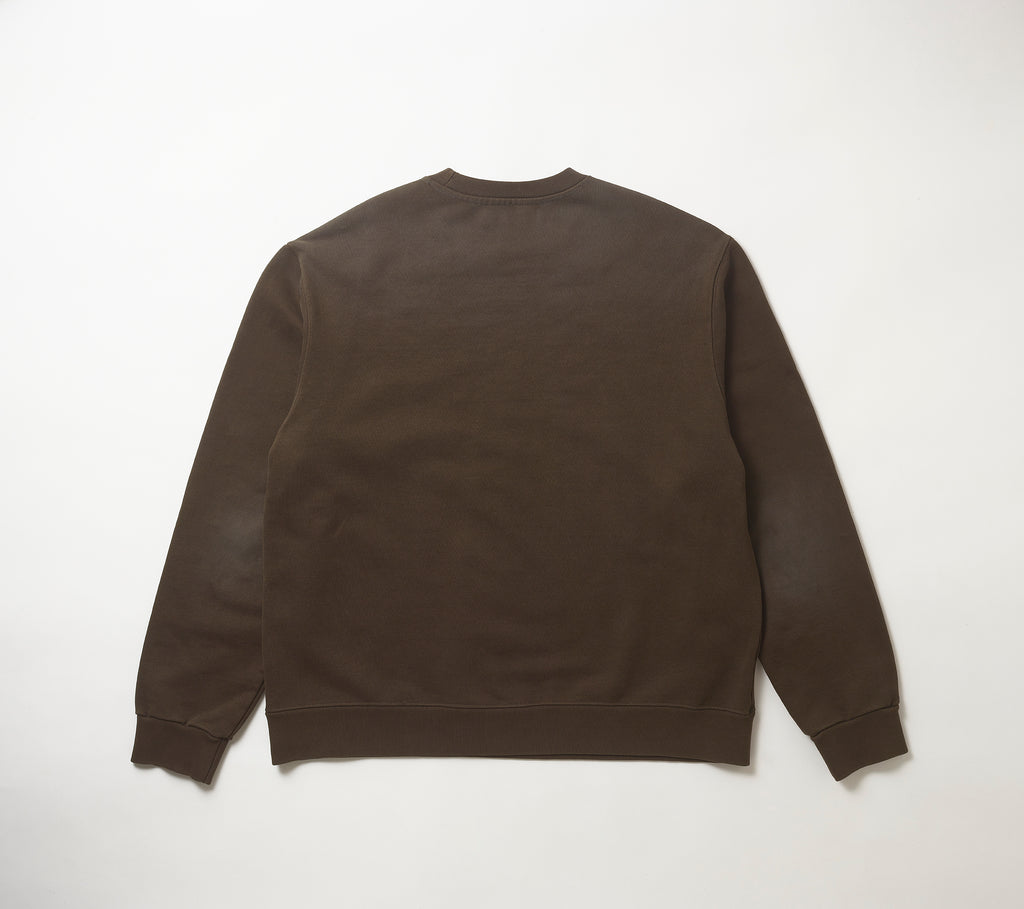 Khaki Washed Crewneck