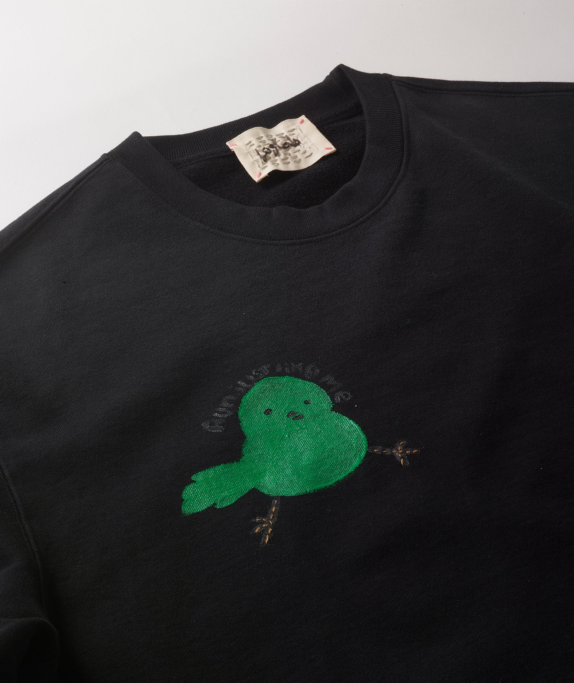 Black Washed Crewneck