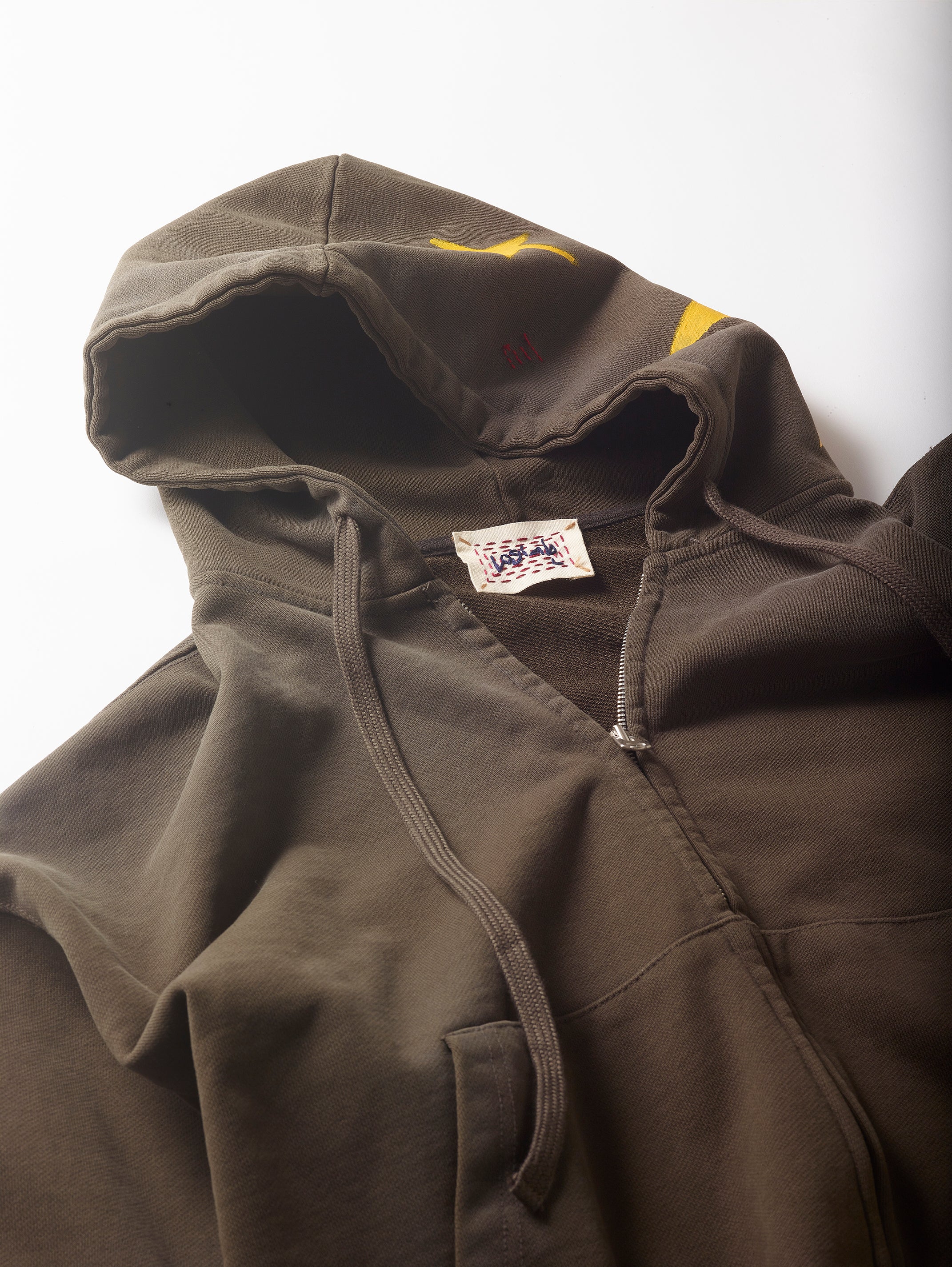 Khaki Washed Hoodie
