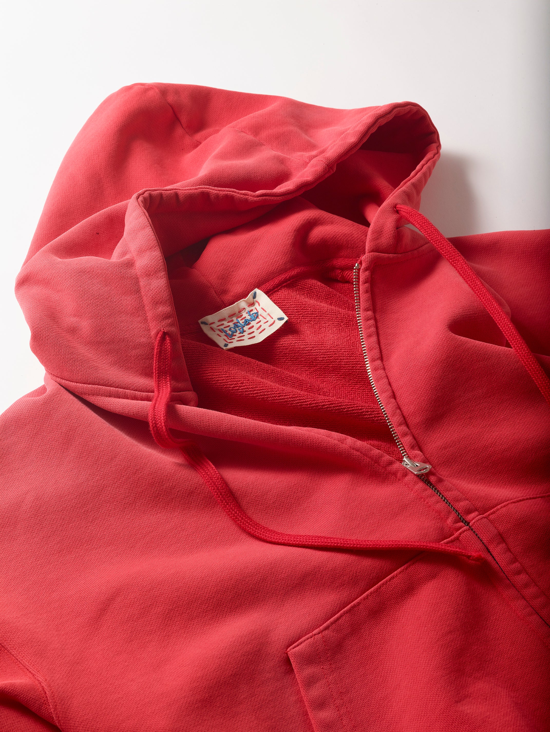 Red Washed Hoodie