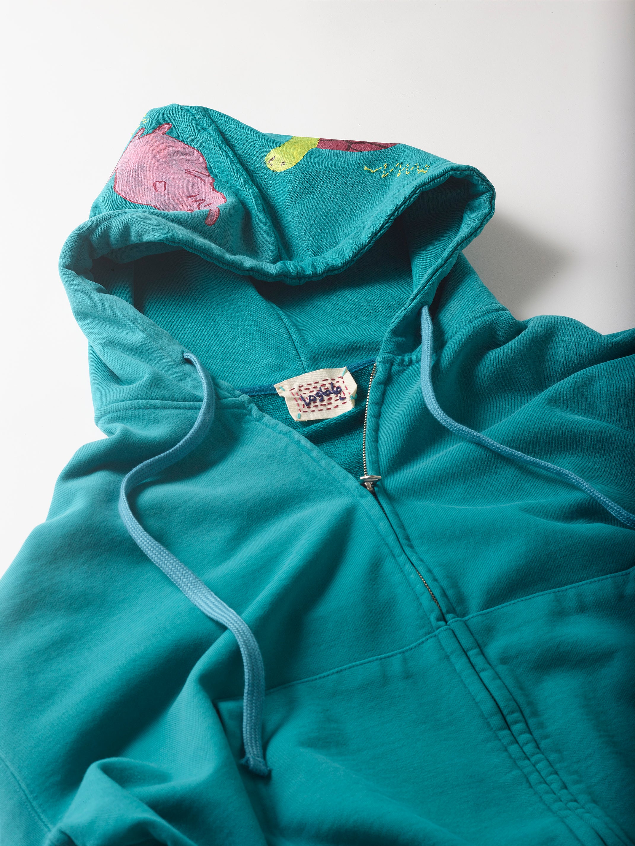 Blue Washed Hoodie