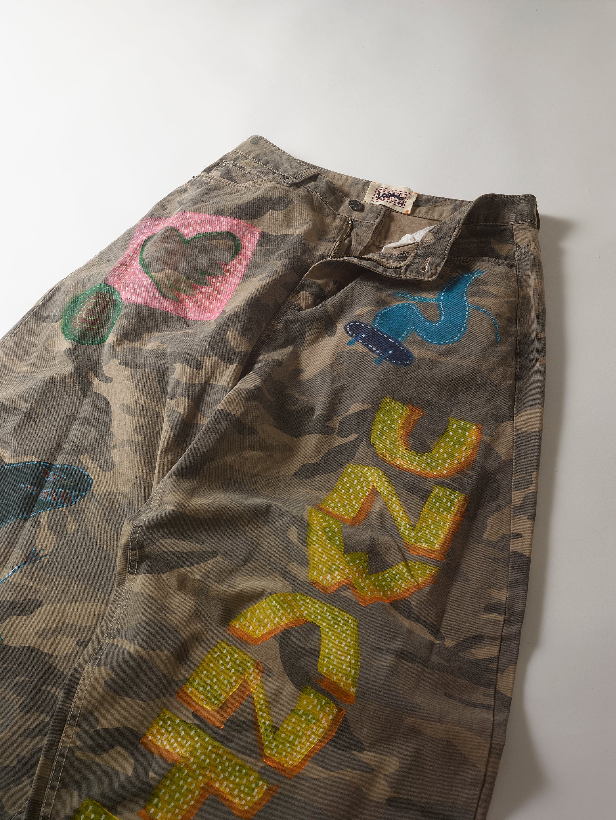 Camo Hand Painted Pant