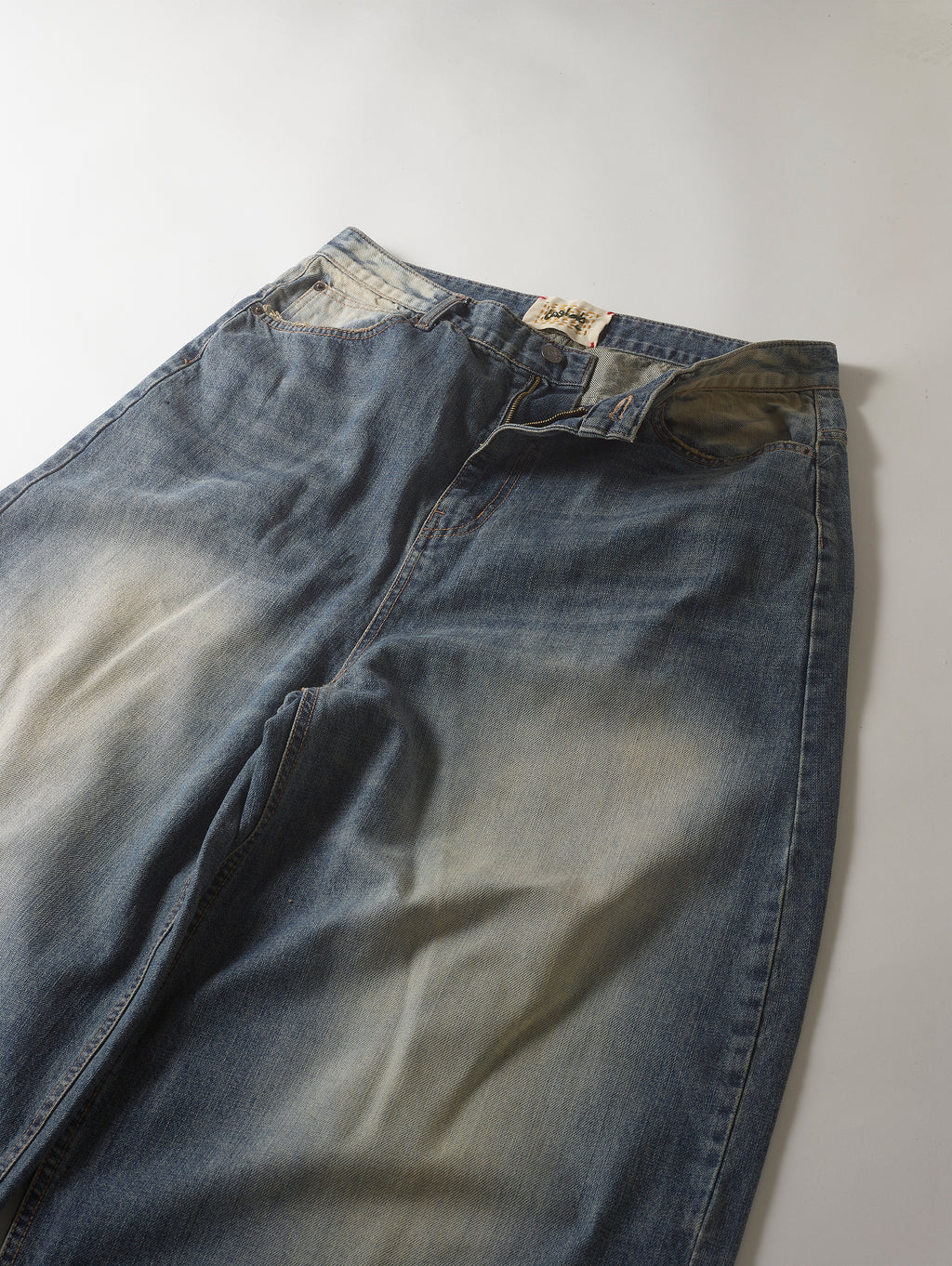 Blue Denim Stitch Pant