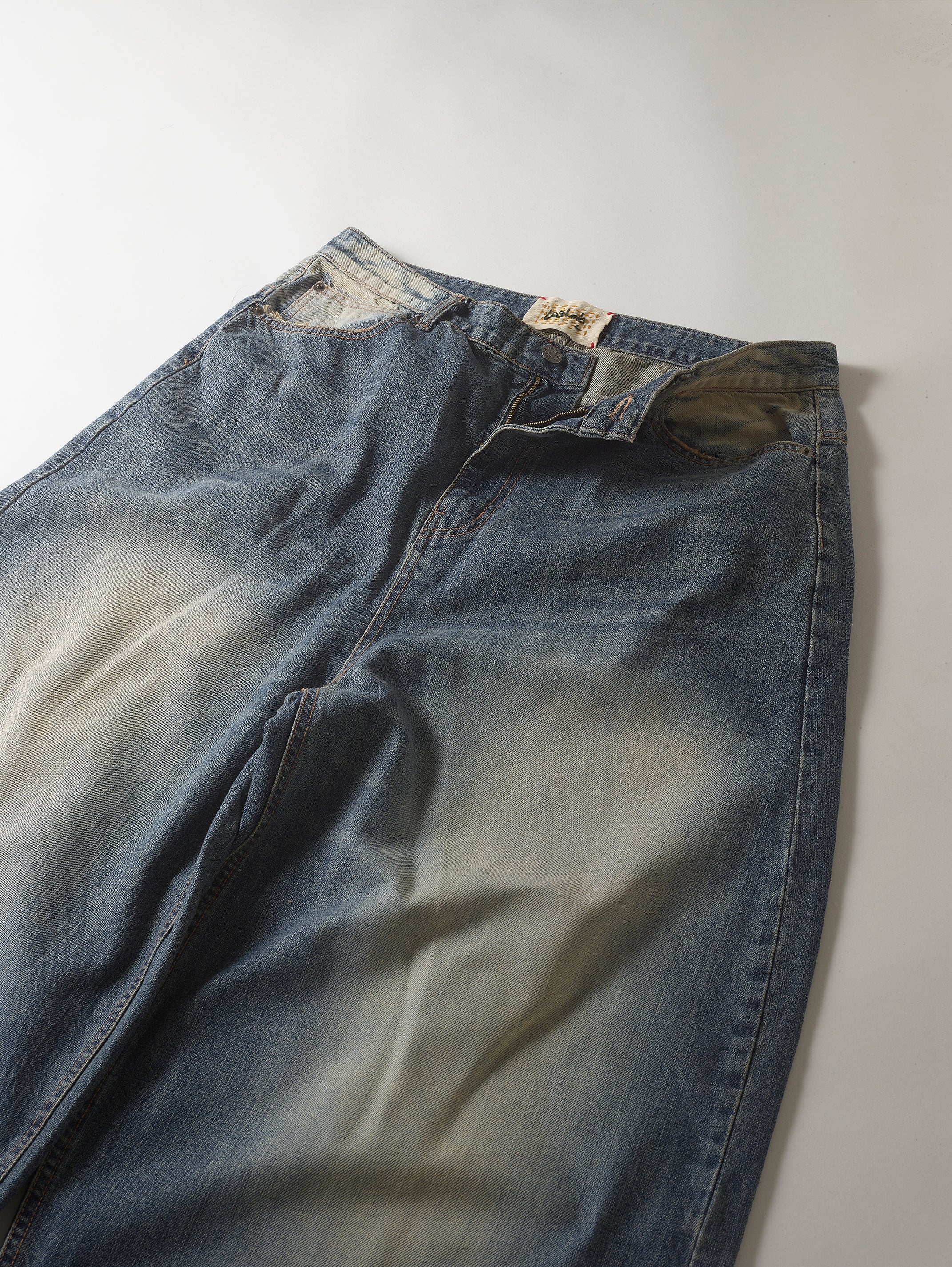 Blue Denim Stitch Pant