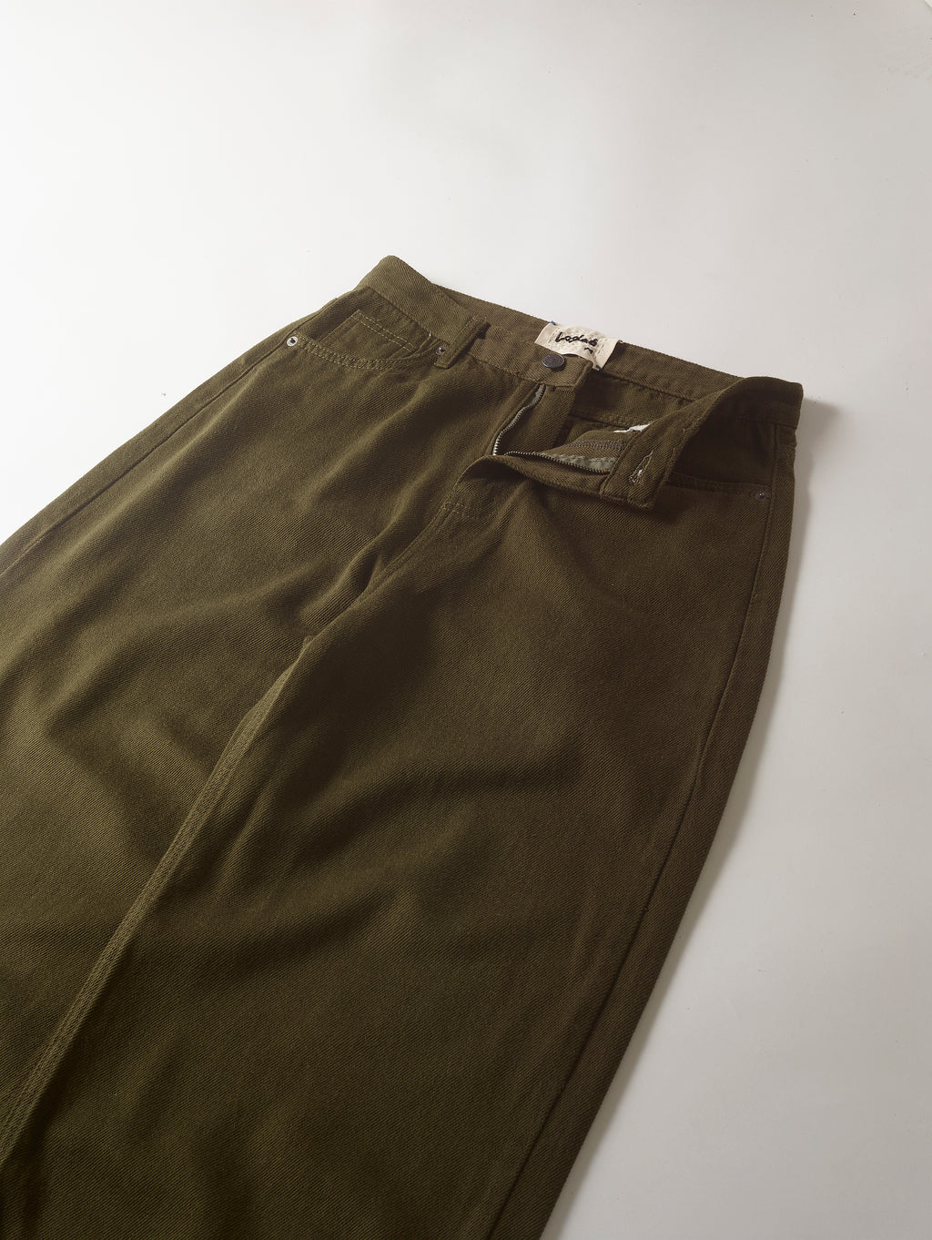 Khaki Punk Stitch Pant