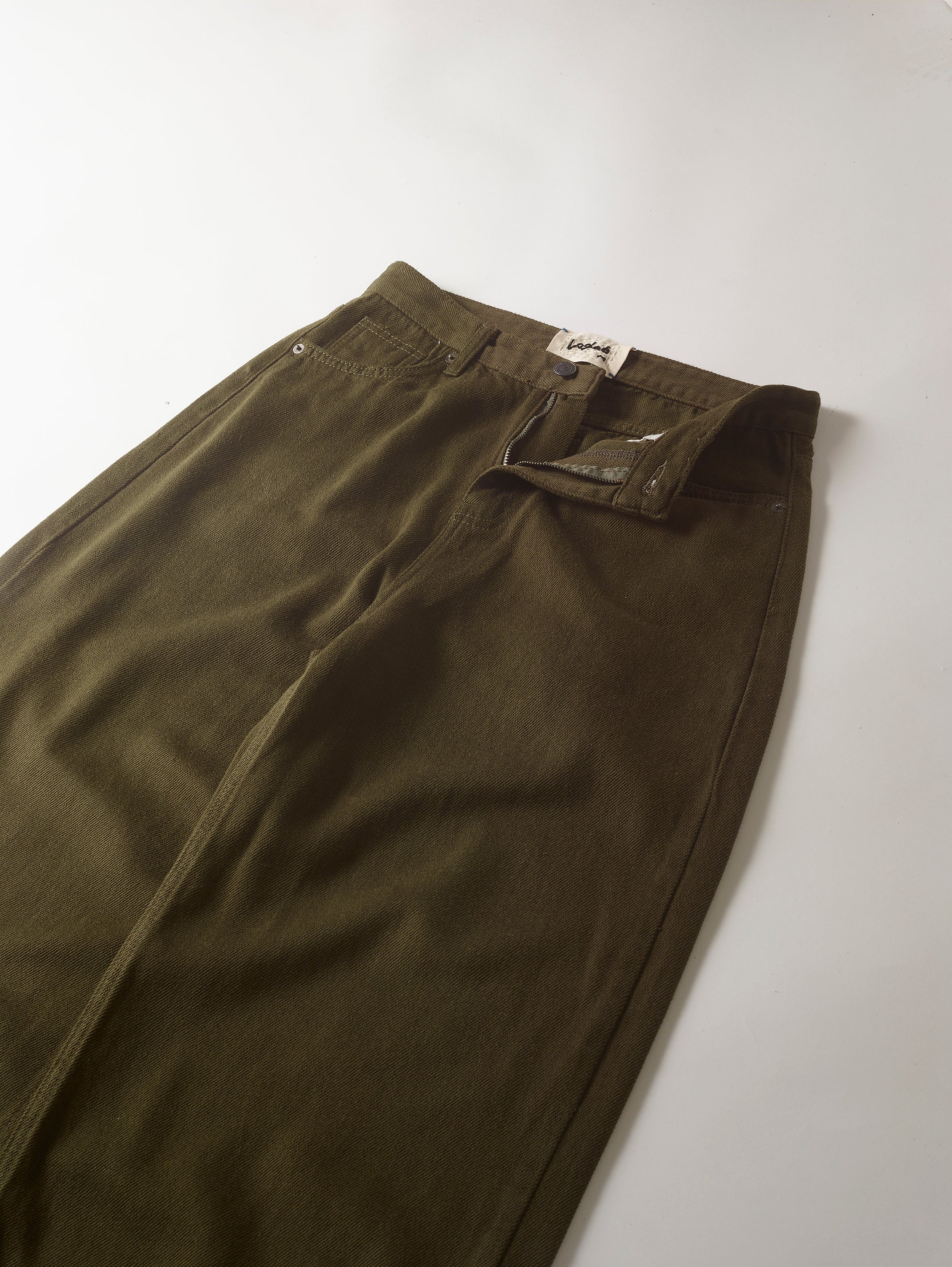 Khaki Punk Stitch Pant