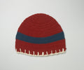 Red crochet beanie hat